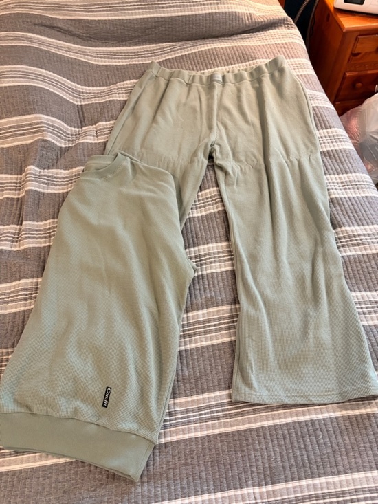 Comfrt Other - Nwot Comfrt Light Sage Green Waffle Lounge Set Top & Pants Women’s Plus Size 3x